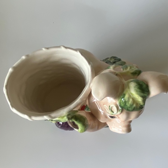 Fitz & Floyd Kitchen Utensils Holder or Vase: “Percy the Pig” Ceramic, Vintage - Picture 6 of 8